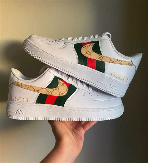 nike gucci trainers|Gucci air force 1 price.